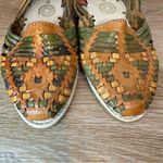 Boho Leather Woven made in Mexico Women's Loafers Brown Size 6.5 Photo 6