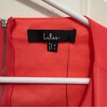 Lulus Blissful Love Coral Pink Cutout Mini Skater Dress Photo 3