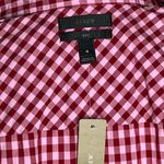 J.Crew NWT Women’s Boy Fit Button Down Shirt Red Pink Plaid Size 4 100% Cotton Photo 5