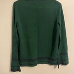 Ann Taylor  Green Sweater Flared Sleeve Blouse Photo 2
