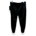 Marc New York  joggers 1X black velvet pull on elastic waist pants lounge NEW Photo 3