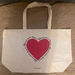 Sézane NWOT Mon Amour Heart Tote Bag Photo 0