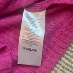 Maeve  Anthropologie Sleeveless Sweater Womens XS Hot Pink Cut Out Ribbed Flirty Photo 2