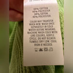 Aerie  lime green long sleeve cotton Henley NWT Photo 4