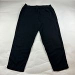 Old Navy TALL Black Linen Blend High Rise Straight Leg Pant XLT Photo 5