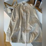 Vintage London Fog Khaki Tan Faux Fur Lined Trench Coat Sz 40 Reg Medium Large Photo 7