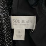 Bisou Bisou  Silver Drape Back Dress Photo 2