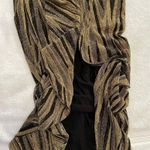 🦋NWT🦋 Glamorous Long Sleeve Black And Gold Dress Photo 5