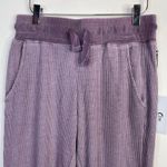 Zyia  Dont Wake Me Up Lilac Thermal Waffle Knit Joggers Pants Loungewear M New Photo 2