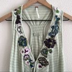 Free People Frida Embroidered Faux-Wrap Tank Small Photo 6