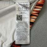 Guess  Skirt Womens M Pencil Straight Mid Rise White Orange Fiery Abstract Sheath Photo 5