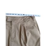 BARIII Tan Khaki Pleated Mini Skirt Size Medium Photo 4