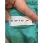 Rebecca Vallance Dress Turquoise Riccardo Ruched Cutout Jersey Midi Size 4 Green Photo 4