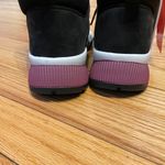 Spyder Summit Fur Leather Waterproof Hiking High Top Vibram Outsole Slip resistant lightweight superior comfort Combat Gray Maroon Accents Trail Running Snow Winter Versatile Women's Ankle Boots Size 9 Photo 2