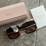 Chloé Chloe Gradient Rectangle Acetate Sunglasses, Comes with Case & Wipe, New w/Tag Photo 4
