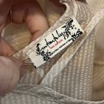 Free People Intimately  Womens Dress Medium Champagne Midi Dress Satin Sleeveless Photo 5