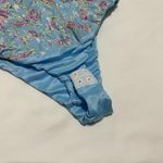 ZARA Women’s  Blue Floral Corset Look Bodysuit Sz S Small NWOT Photo 6