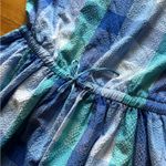 Loft Blue Plaid with Open Back  Dress, XL, NWT Photo 4