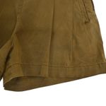 by Anthropologie Womens 2 Pleated Side Zip Short Green Photo 5