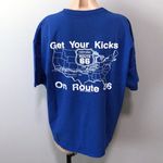 Get Your Kicks on Route 66 Blue Unisex T Photo 1