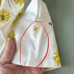 Kate Spade White Yellow Sleeveless Daisy Dot Bow Peplum Top 4 New With Flaws Photo 12