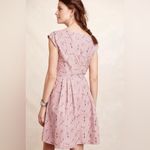 Maeve by Anthropologie Bathing Beauty Stripe Embroidered Side-Tie Cotton Dress Photo 5