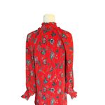 Derek Lam  10 Crosby - Red Floral Pleated Dress Sz 38/2 Photo 5