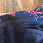 EXPRESS  Women's Black And Purple Floral Sleeveless Romper Size 2 Photo 5