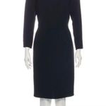 Oscar de la Renta SZ 10 black wool Dress Photo 0