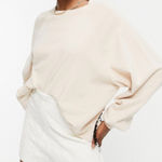 Topshop ASOS Knit Cable Shorts Ivory Size L NWT Photo 0