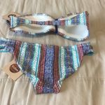 Eidon  Surf bandeau bikini size small top xsmall bottoms Photo 5