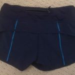 Lululemon Navy Blue  Speedy Shorts Photo 0