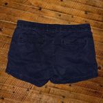 Gap Khakis by the 4” navy blue flat front chino shorts Photo 2