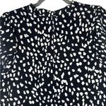 None Women’s Casual Floral Print Cap Sleeve Ruffle Neck Loose Babydoll Shirt Photo 8