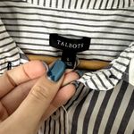 Talbots  Pinstripe Blouse Sz L Photo 2