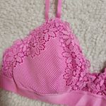Aerie Ribbed Lace Padded Bralette Size S Photo 5