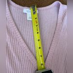 Glance light purple ribbed knit v neck mock wrap sleeveless blouse XS Photo 7
