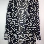 Leslie Fay  18 Black Creme Sheer Duster Plus Photo 2