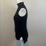 White House | Black Market Beaded Knit Sleeveless Turtleneck Black Size XXS NWT Photo 4