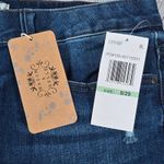 Mason & Belle Straight Leg Jeans Denim Distressed Frayed Hem Streetwear 8/29 NWT Photo 2