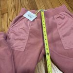 Dudley Stephens NWT Squall Sweatpant in Vello Fleece in Dusty Rose Pink Small Photo 8
