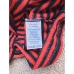 Clare V Le Tube Striped Midi Skirt Orange Black Small Artsy Academia Career Fall Photo 8