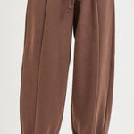 Risen  Relaxed Wide Leg Jogger Choco brown large Photo 0