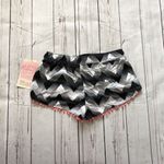 Miken Size XS Black White Chevron Short Shorts Swimsuit Cover Up NEW Photo 1