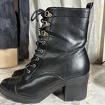 Source Unknown Woman’s black heeled boots size 10 Photo 13