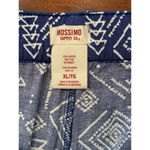 Mossimo Spply Co. XL Women's Wide Leg Boho Pants with elastic waistband Blue Photo 3