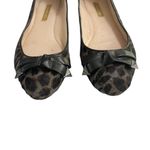 Louise et Cie Ballet Flats Women's 6.5 M Animal Print Bow and Metal Tip Accent Photo 6