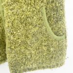 Tabask Womens Handmade In Peru Knit Alpaca Wool Blend Vest M Green Zip Pockets Size M Photo 3