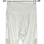Aerie  Leggings Womens Medium‎ White Mesh Offline Goals 7/8 Hi Rise Athleisure Photo 3