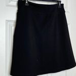 Betabrand Women Medium Black Ponte Knit A Line Skort Elastic Waist Pockets Photo 4